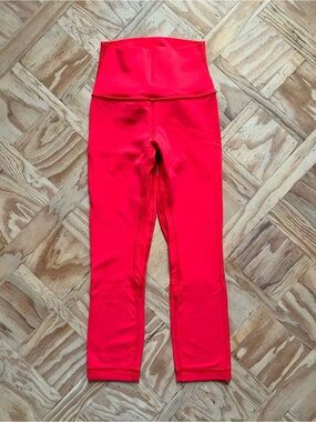 lululemon athletica High-Waist Leggings in Bright Red
